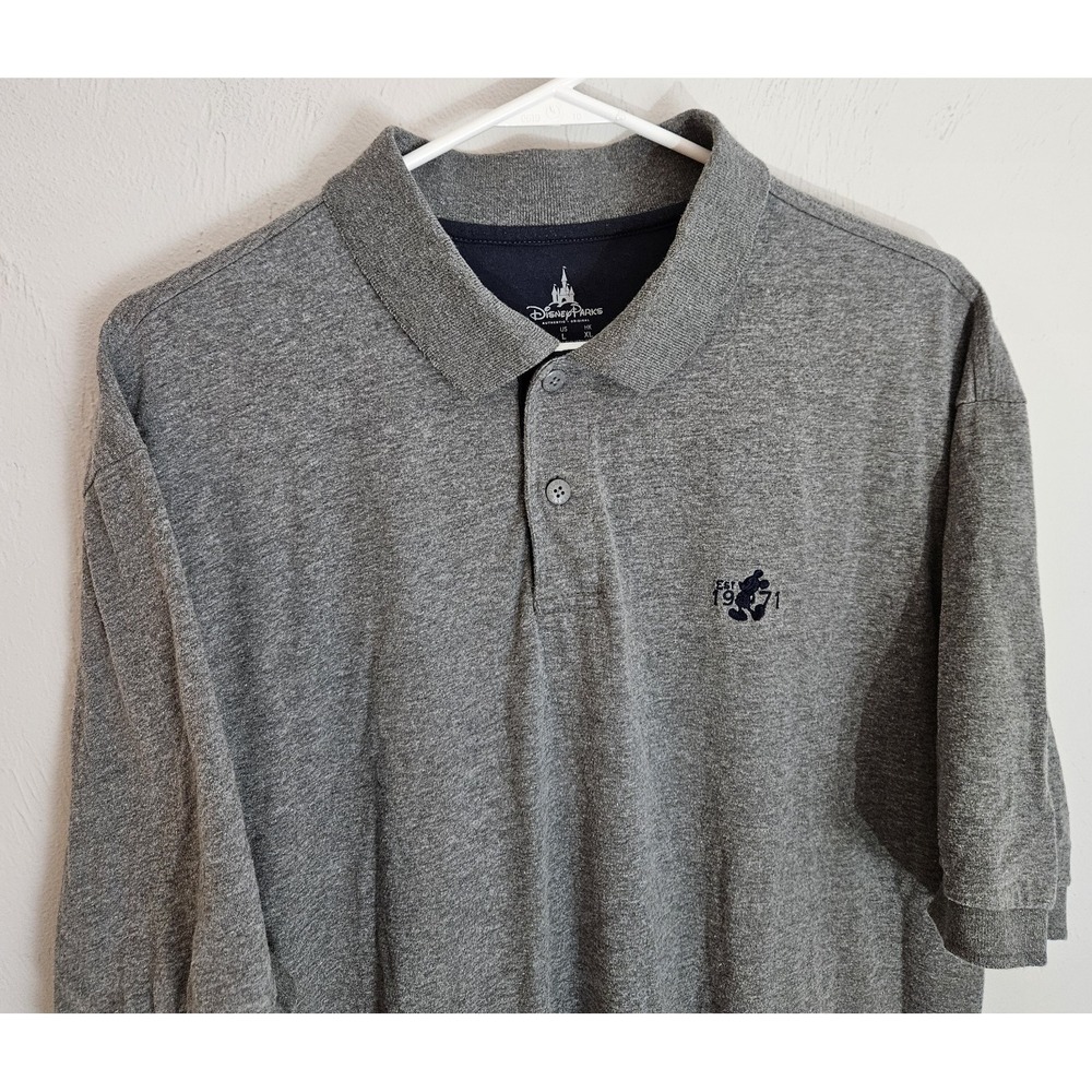 Disney Parks Polo Mickey Mouse Logo Size XL Unisex Polo Short Sleeve Extra Large
